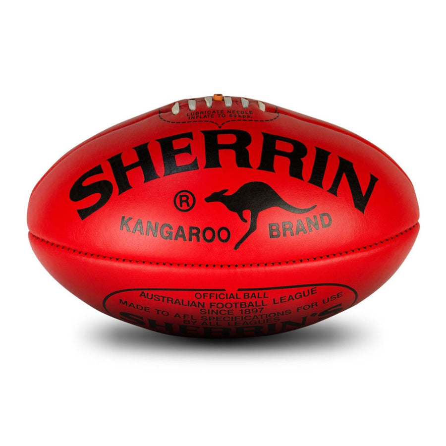 Football Sherrin W KB Red Womens Size 4