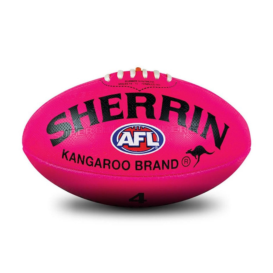 Sherrin AFL KB Synthetic Pink Ball