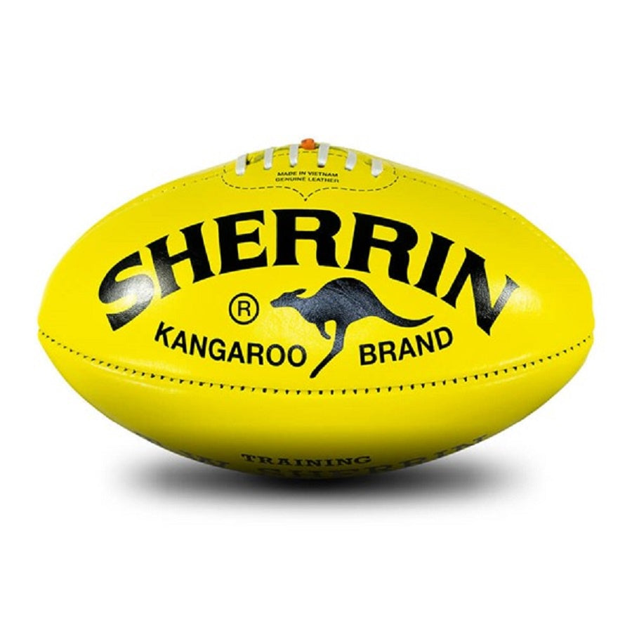 Sherrin AFL KB Training Yellow