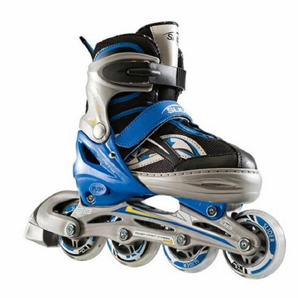 Slider Inline Adjustable Roller Blades Blue