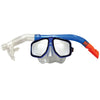 Land & Sea Atoll Adult Silitex Mask & Snorkel Set Cobalt