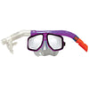 Land & Sea Atoll Adult Silitex Mask & Snorkel Set Purple