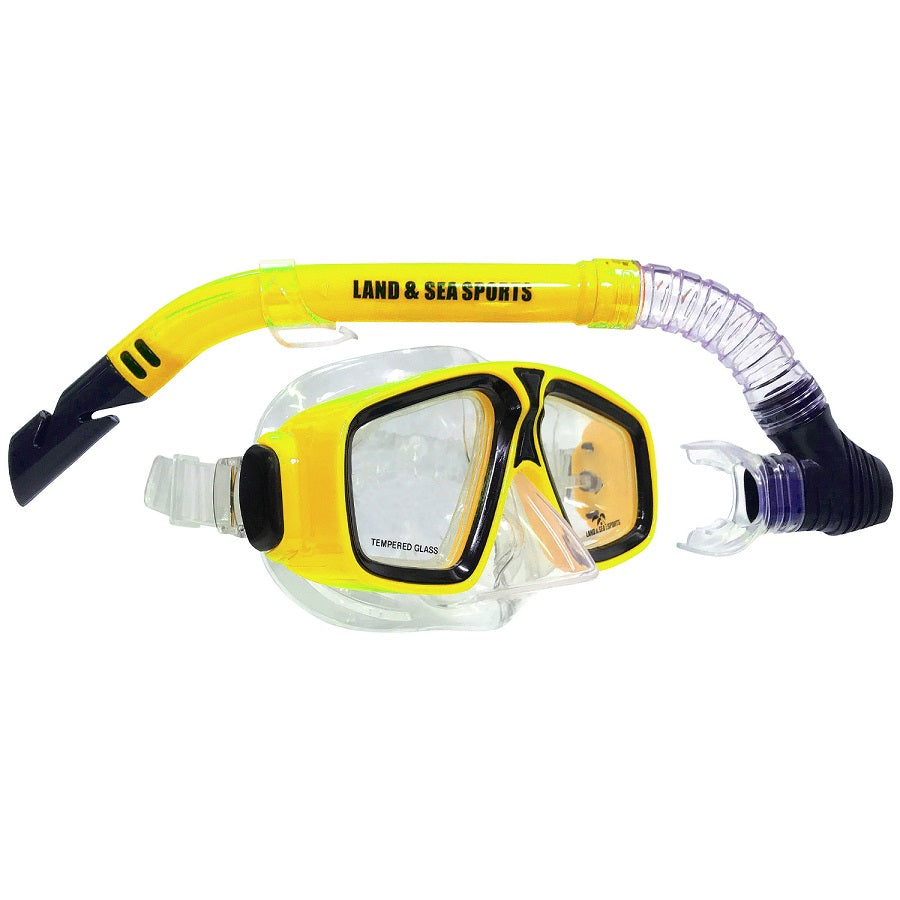 Land & Sea Daydream Adult Mask & Snorkel Set yellow