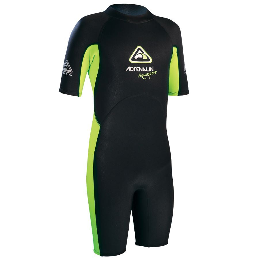 Adrenalin Kids Aquasport X Spring Wetsuit Lime