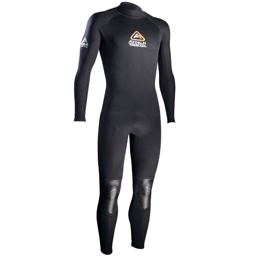 Adrenalin Mens EnduroX Steamer Wetsuit Black
