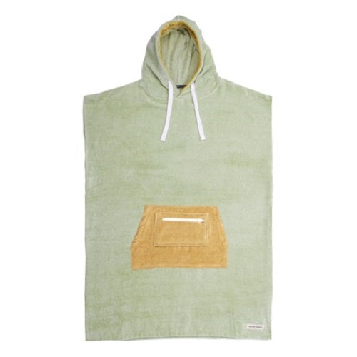 OE Ladies Day Dream Hooded Poncho Cucumber