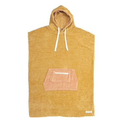 OE Ladies Day Dream Hooded Poncho Custard