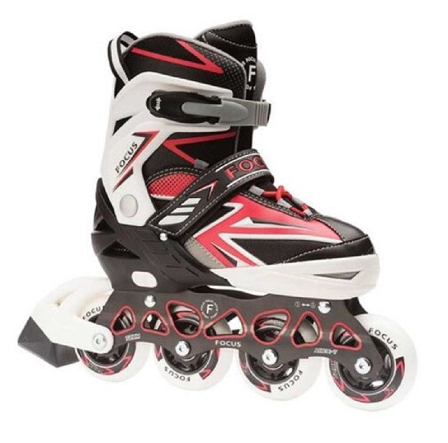 Bladex Focus Adjustable Roller Blades Black/Red