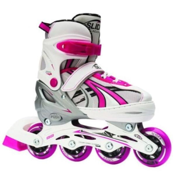 Bladex Slider Inline Adjustable Roller Blades Pink/Purple