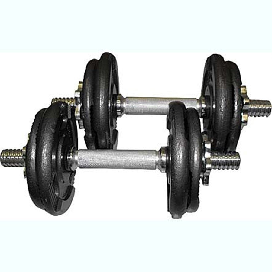 Bodyworx 20KG Spinlock Dumbell Set