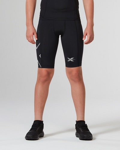 2XU Youths Compression Full Short Black/Nero