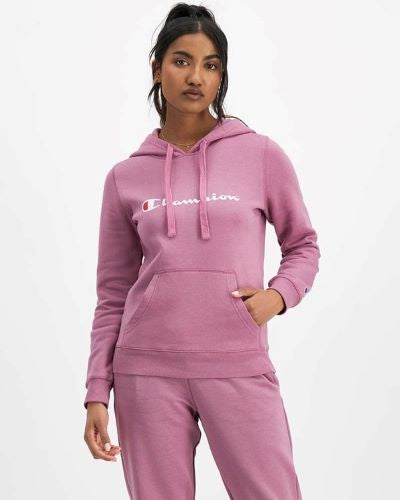 Champion Womens Script Hoodie Windflower