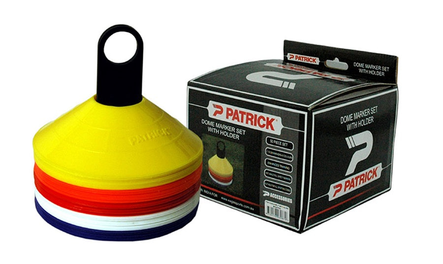 Patrick Dome Marker Set 50 Pack With Holder SPATFD2 Multicolour