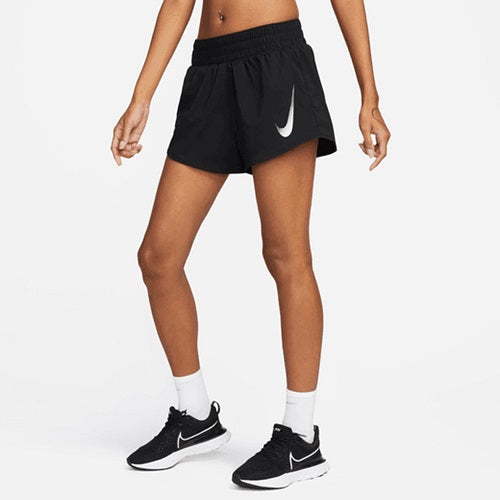 Nike Womens Swoosh Veneer Vers Short Black/White