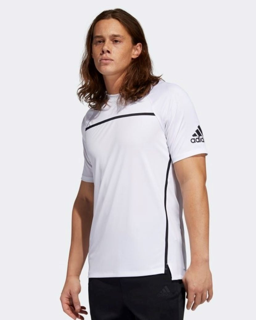 Adidas Mens Primeblue Tee White