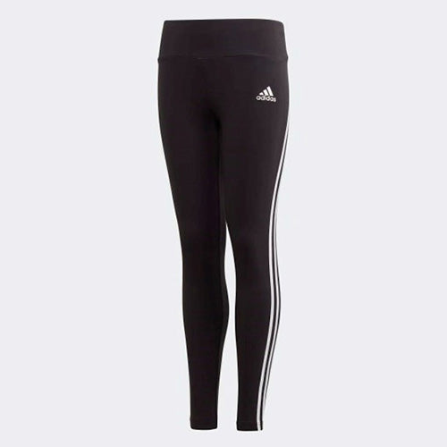 Adidas Kids 3 Stripes Cotton Tight Black/White