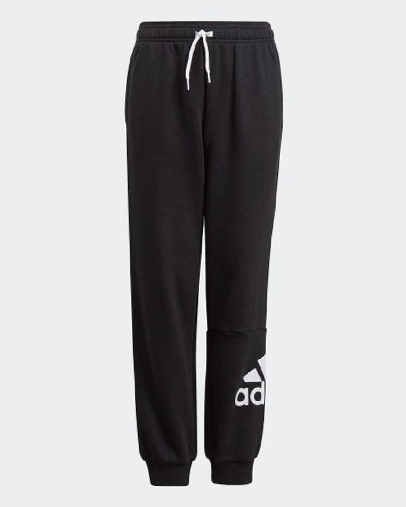 Adidas Kids Big Logo French Terry Cuff Pant Black/White