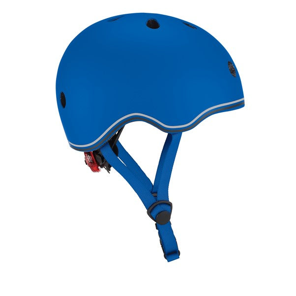 Bike Helmet Globber Go Up Lights Navy