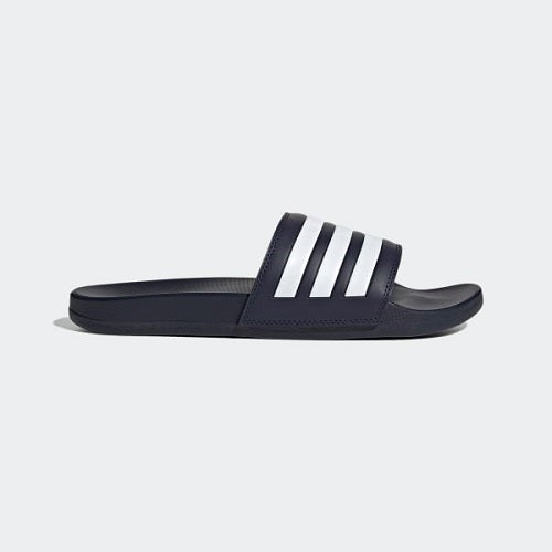 Adidas Mens Adilette Comfort 3 Stripes Legend Ink/Cloud White