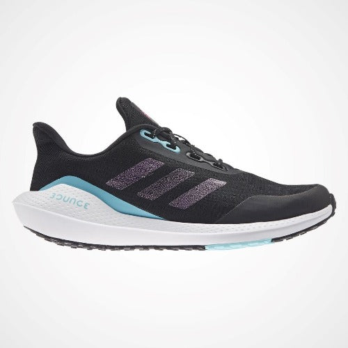 Adidas Kids EQ21 Run J Core Black/Shock Pink/Pulse Aqua