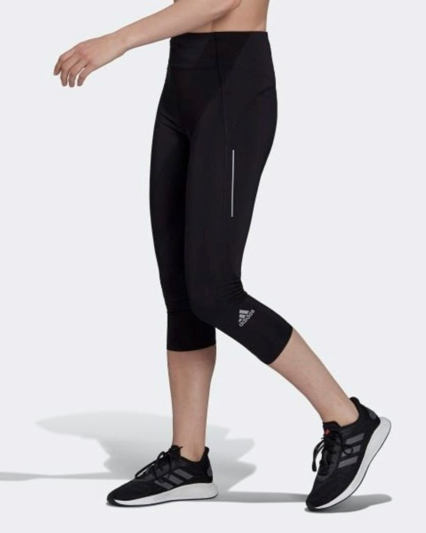 Adidas Womens Own the Run 3/4 Tight Black
