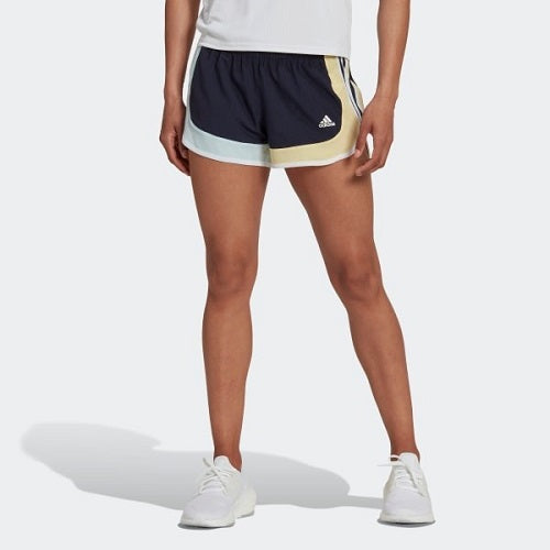 Adidas Womens M20 Colourblock 4 Inch Short Legend Ink