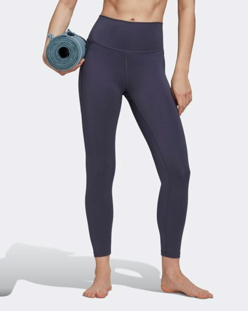 Adidas Womens Yoga Studio 7/8 Tight Shadow Navy