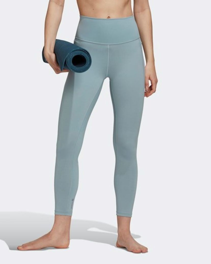 Adidas Womens Yoga Studio 7/8 Tight Magic Grey