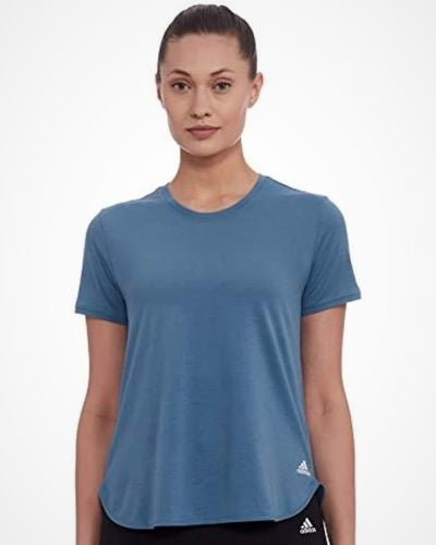 Adidas Womens Go To Tee 2.0 Blue/White