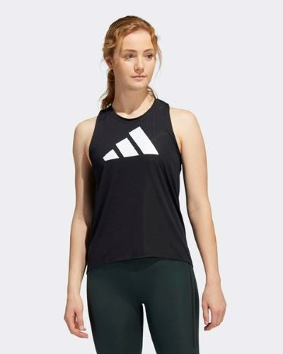 Adidas Womens 3 Bar Training Tank Black/White