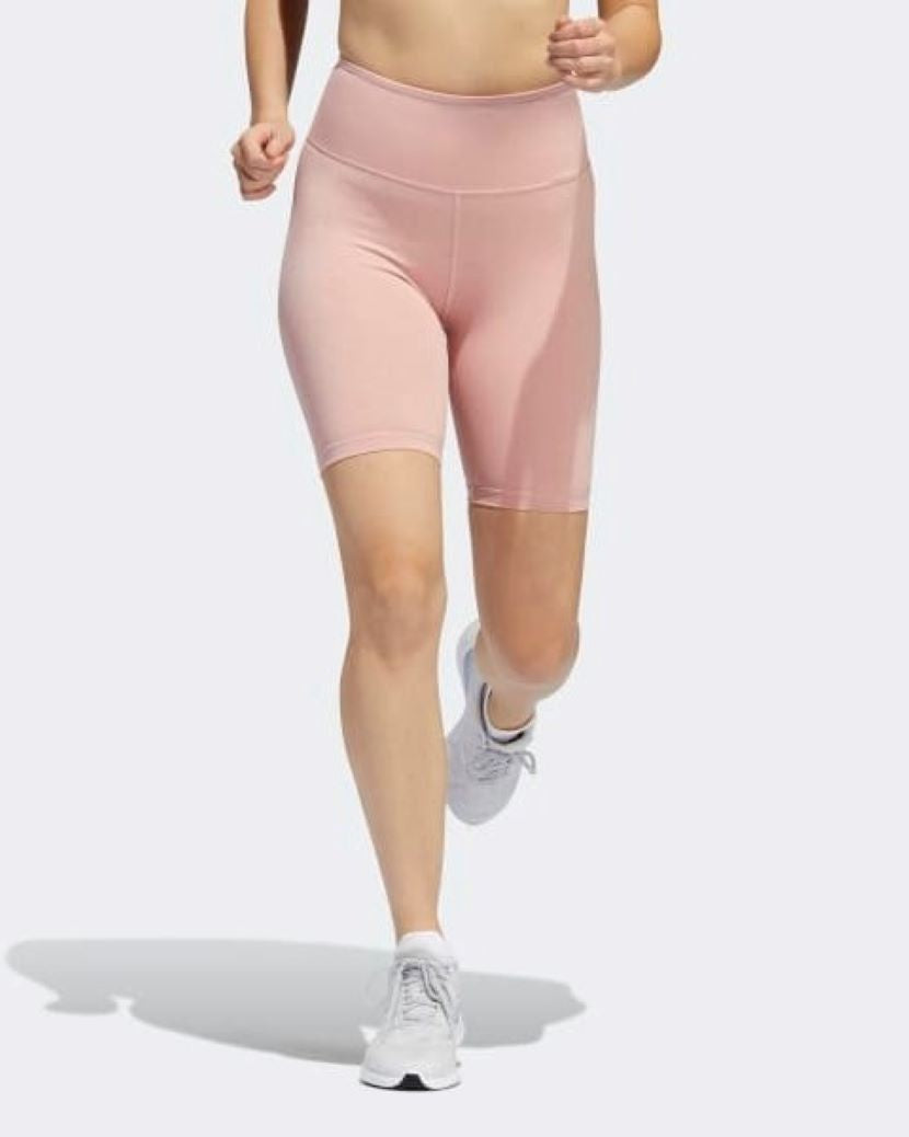 Adidas Womens Optime Bike Short Tight Wonder Mauve Mel