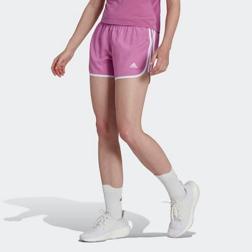 Adidas Womens M20 4 Inch Short Pulse Lilac/White
