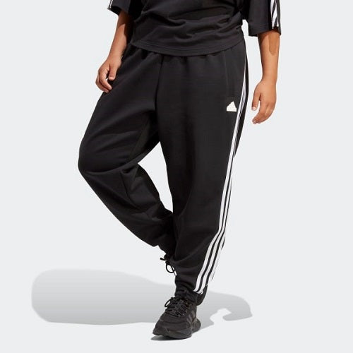 Adidas Womens Future Icons 3 Stripes Plus Pants Black/White