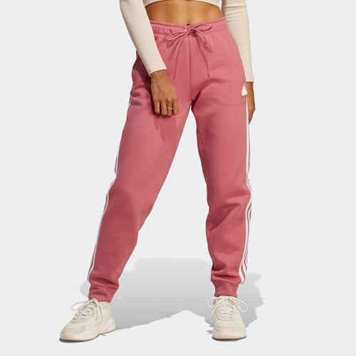 Adidas Womens Future Icons 3 Stripes Regular Fit Pant Pink Strata