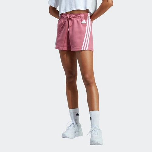 Adidas Womens Future Icons 3 Stripes Short Pink Strata