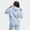 Adidas Womens Future Icons Badge of Sport Hoodie Blue Dawn