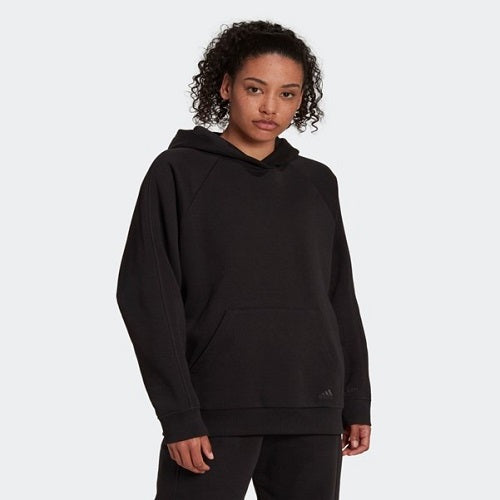 Adidas Womens All Season Boyfriend Hoodie Black