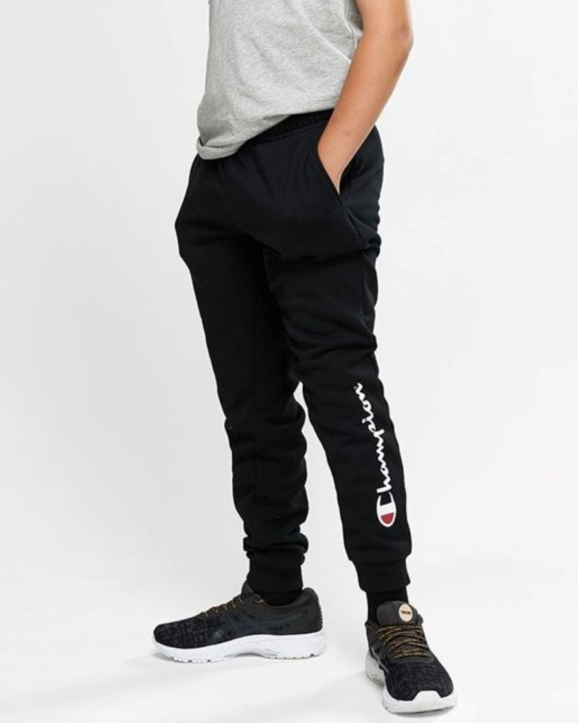 Champion Kids Script Cuff Pant Black