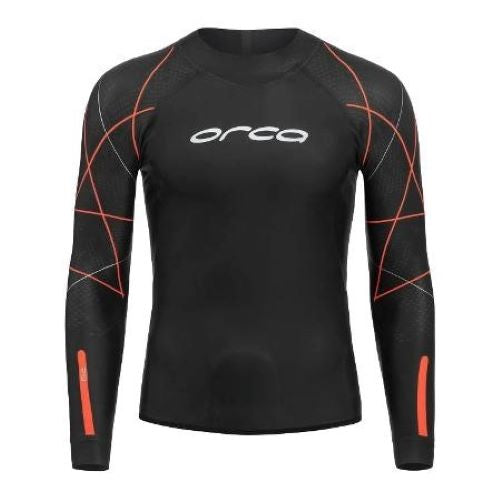Orca Mens RS1 Long Sleeve Wetsuit Top Open Water Black