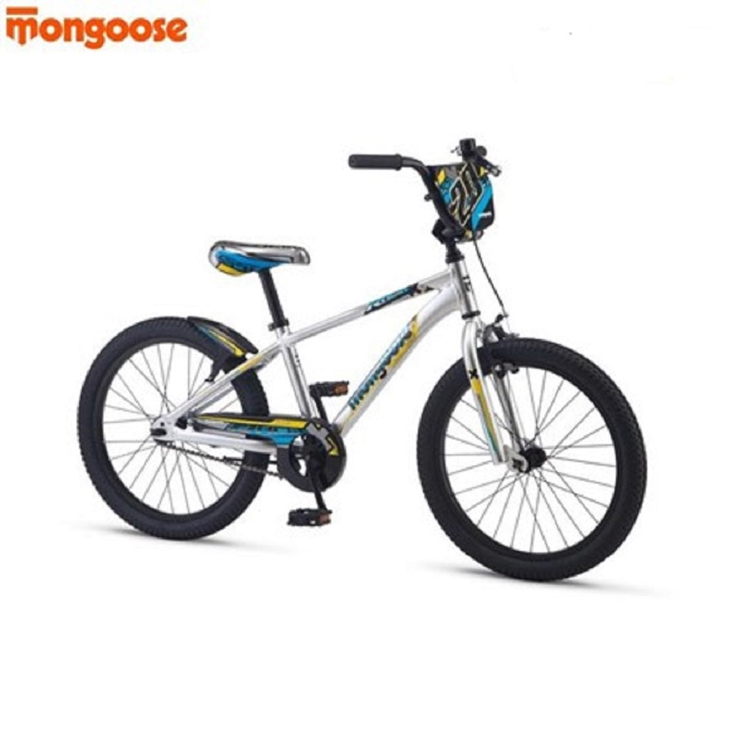 Mongoose Racer X 20 Boys Silver