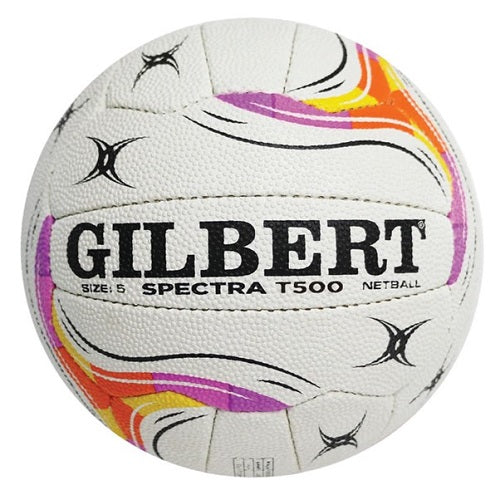 Netball Gilbert Spectra T500 Size 5 White