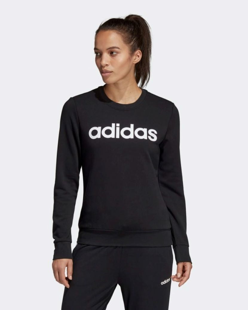 Adidas Womens Linear Sweat Black/White