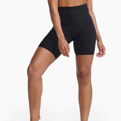 2XU Womens Form Stash Hi Rise Bike Short Black/Black