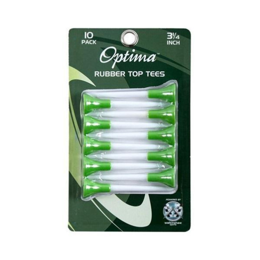 Optima Rubber Top 3 1/4 Golf Tees 10 Pack