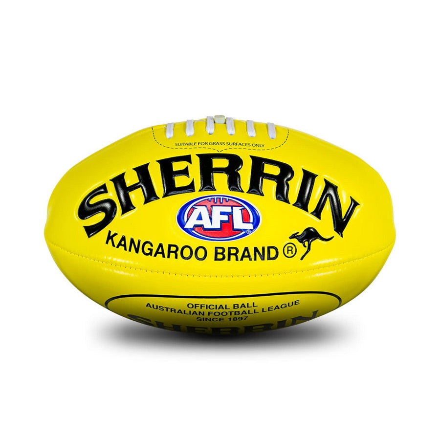Sherrin AFL Supasoft Ball Size 3 Yellow