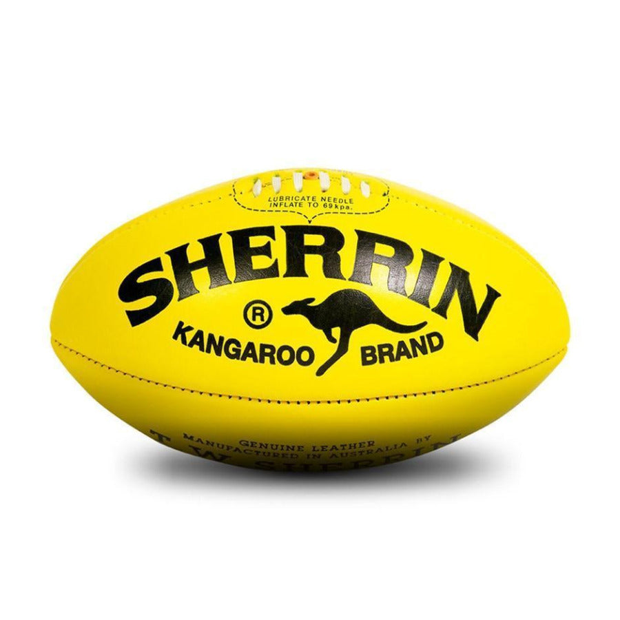 Sherrin AFL KB Yellow VEG (Womens) Size 4