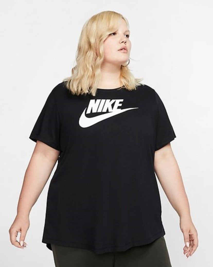 Nike Womens Futura Plus Tee Black/White