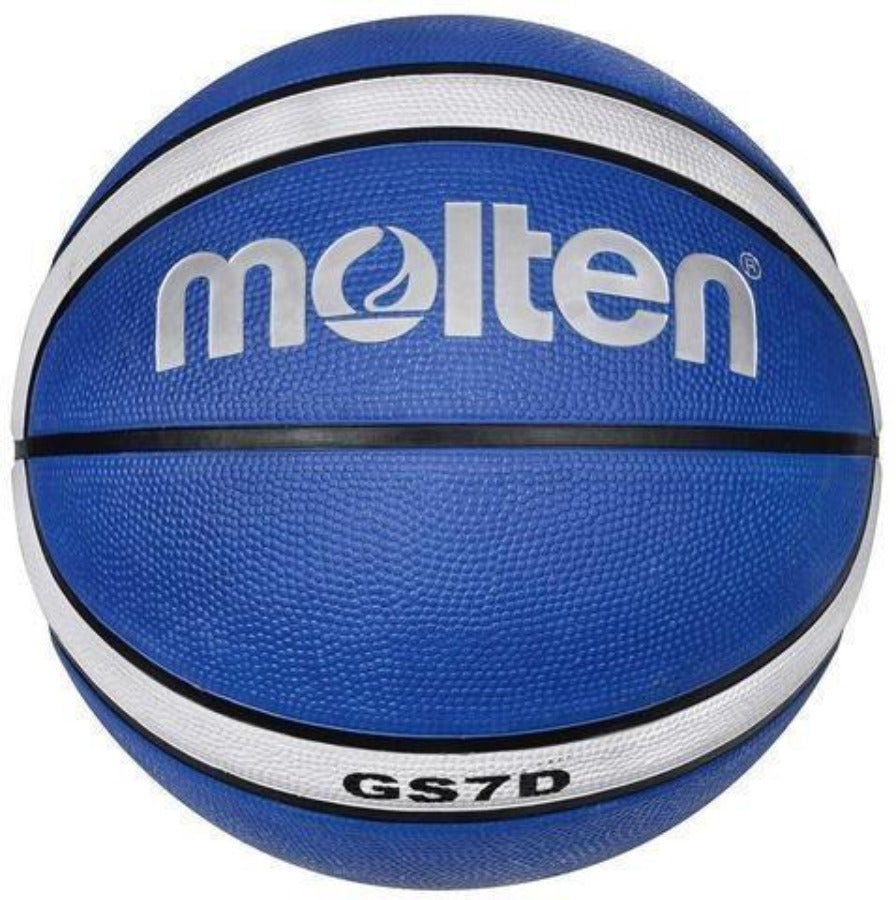 Molten Rubber Basketball Blue Size 7