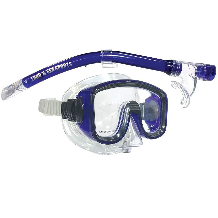 Adrenalin Lagoon Junior Mask & Snorkel Set Blue