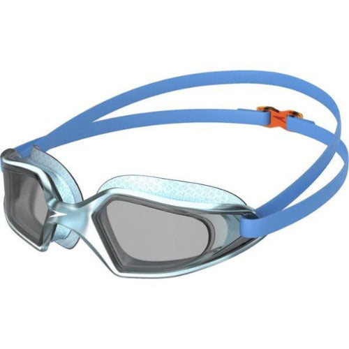 Speedo Junior Hydropulse Goggles Pool Blue/Chilli Blue